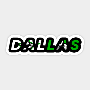 Dallas srars Sticker